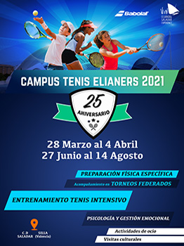 CAMPAMENTO DE TENIS ELIANERS