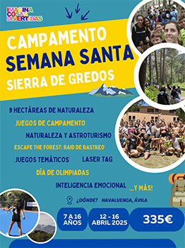 CAMPAMENTO SEMANA SANTA - AVENTURA EN GREDOS 2025