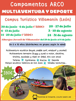 MULTIAVENTURA Y DEPORTE EN VILLAMANÍN -  ARCO 2025