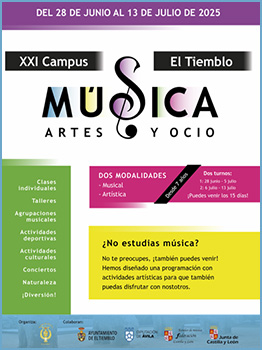 CAMPUS DE MUSICA, ARTES Y OCIO EL TIEMBLO 2025