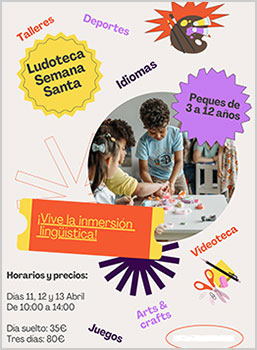 CAMPAMENTO SEMANA SANTA 2022 (LUDOTECA)