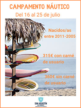 CAMPAMENTO NÁUTICO EN LEPE (HUELVA) 2022