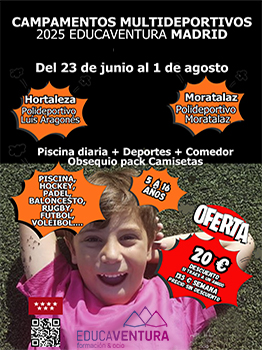 CAMPAMENTO DEPORTIVO EDUCAVENTURA 2025