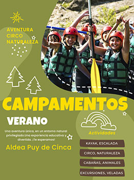 CAMPAMENTOS EN ALDEA PUY DE CINCA 2023