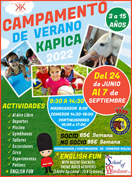 CAMPAMENTO DE VERANO KAPICA 2022