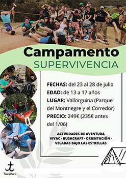 CAMPAMENTO DE SUPERVIVENCIA 2023